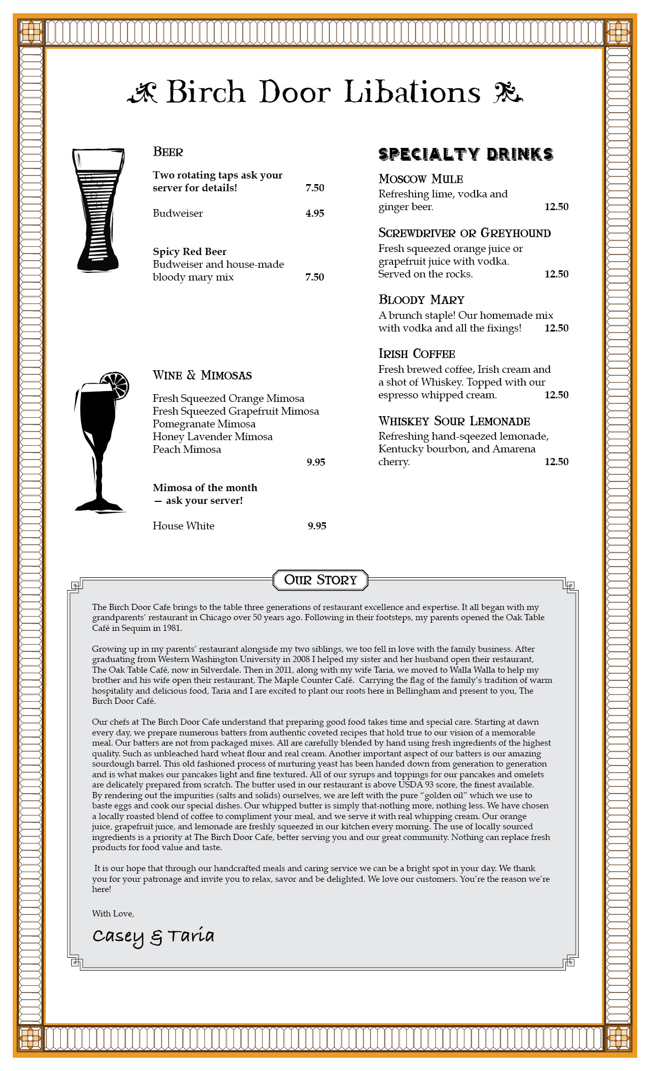 Breakfast Menu Page 4